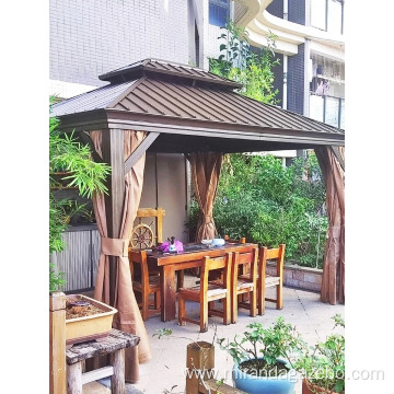 backyard gazebo frame waterproof canopy tent pavilion